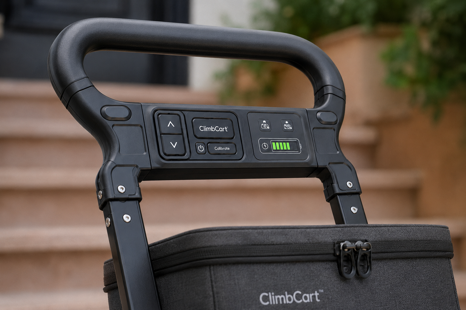 ClimbCart cargado con compras